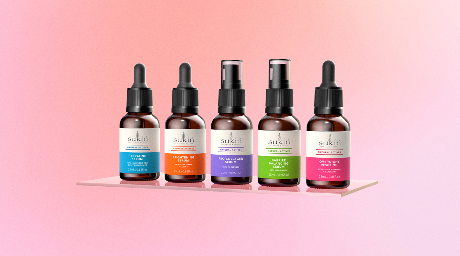 We've extended the range! NEW Natural Actives Serums